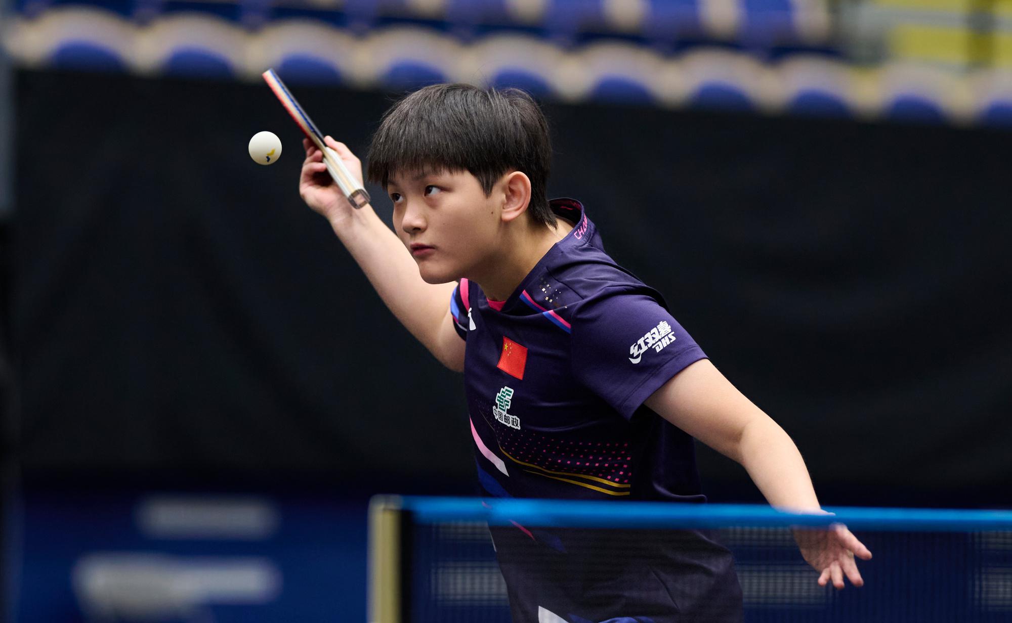九游体育-恭喜！中国女乒又一13岁小魔王崛起：新版孙颖莎又萌又能打